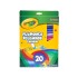 Plumones C/20 Delgados Lavables